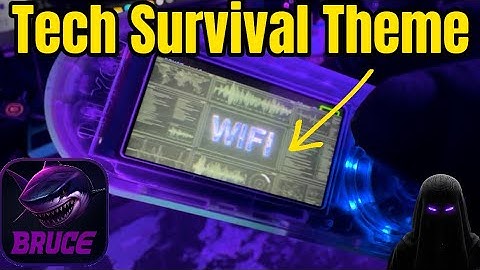 New Animated Tech Survival and GhostStrats Bruce Themes + UI WiFi Pineapple Pager Theme Layout! 