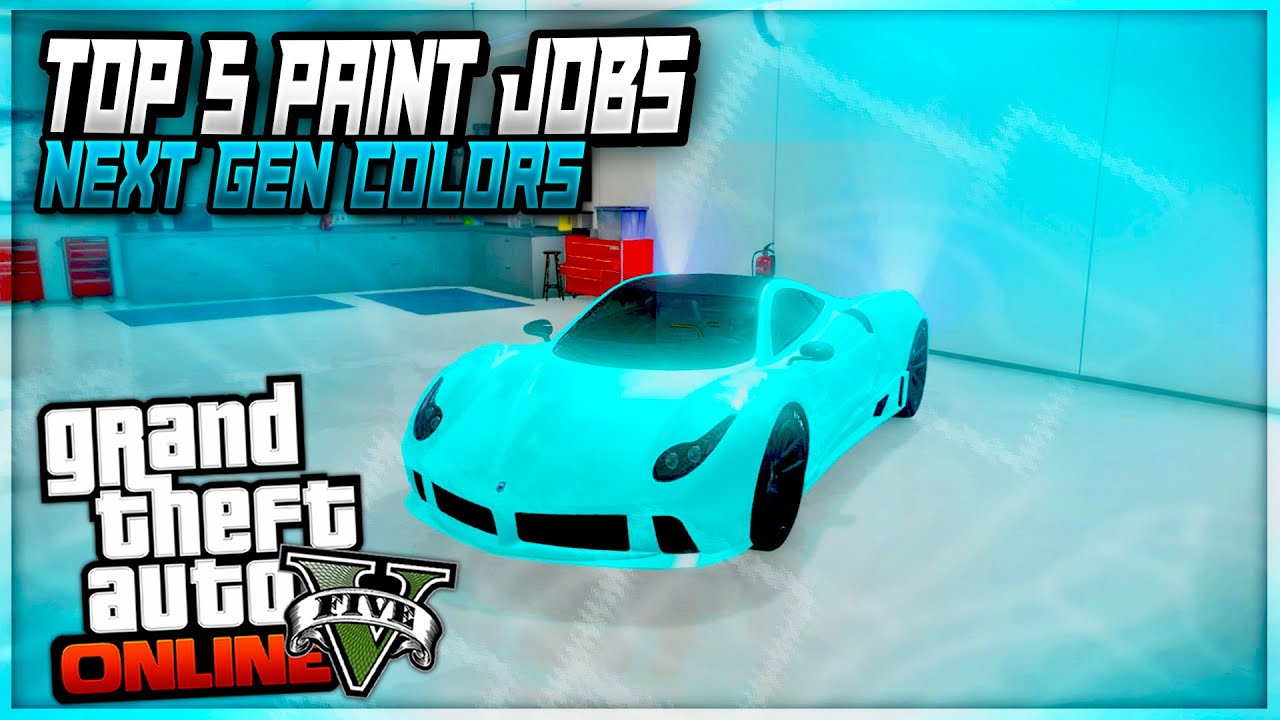 GTA Online Top 5 Rare Paint Jobs & Sexy Paint Jobs 1(GTA Online Paint