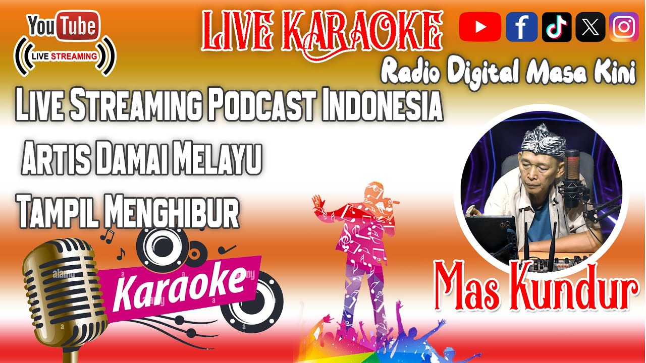 Live Streaming Podcast Indonesia: Artis Damai Melayu Tampil Menghibur