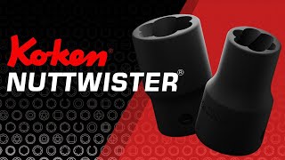 The Ko-ken Nuttwister® Recovery Socket for rounded off Nuts, Bolts and more...
