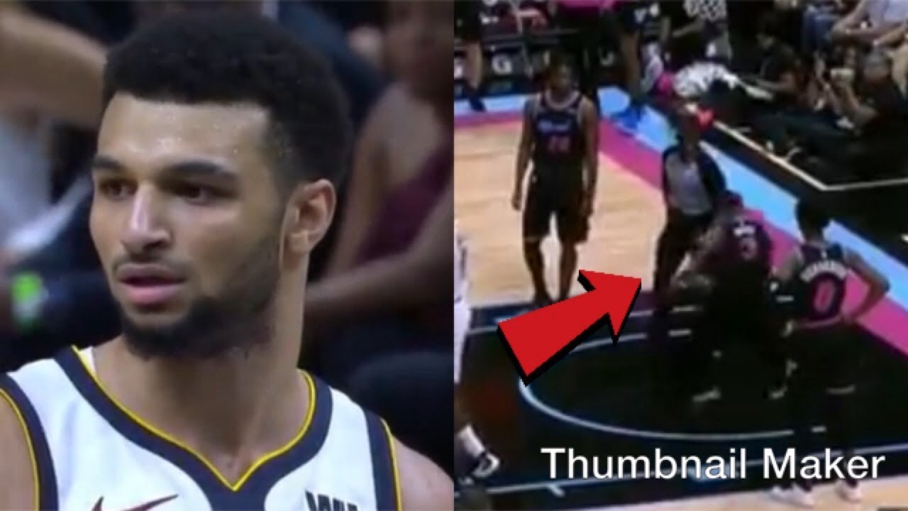 Jamal Murray Gets SHAKEN When A Fan Runs On The Court And Steals The ...