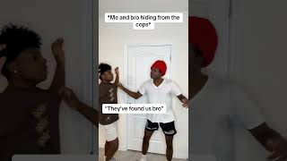 When you and bro hide from the cops 😂 Net Worth