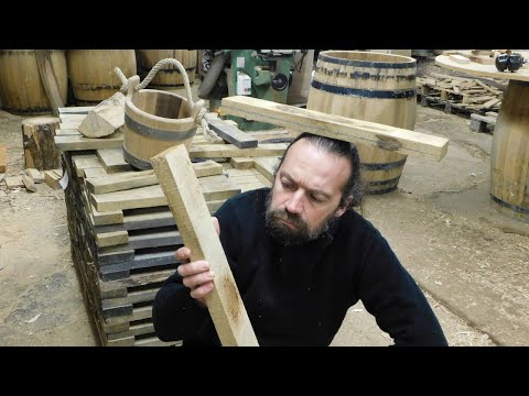 [Fabrication de A à Z] Tonneau en chêne cerclé bois - #1 Trier et bien orienter son bois.