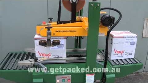 Semi Automatic Carton Taping Machine from Get Packed