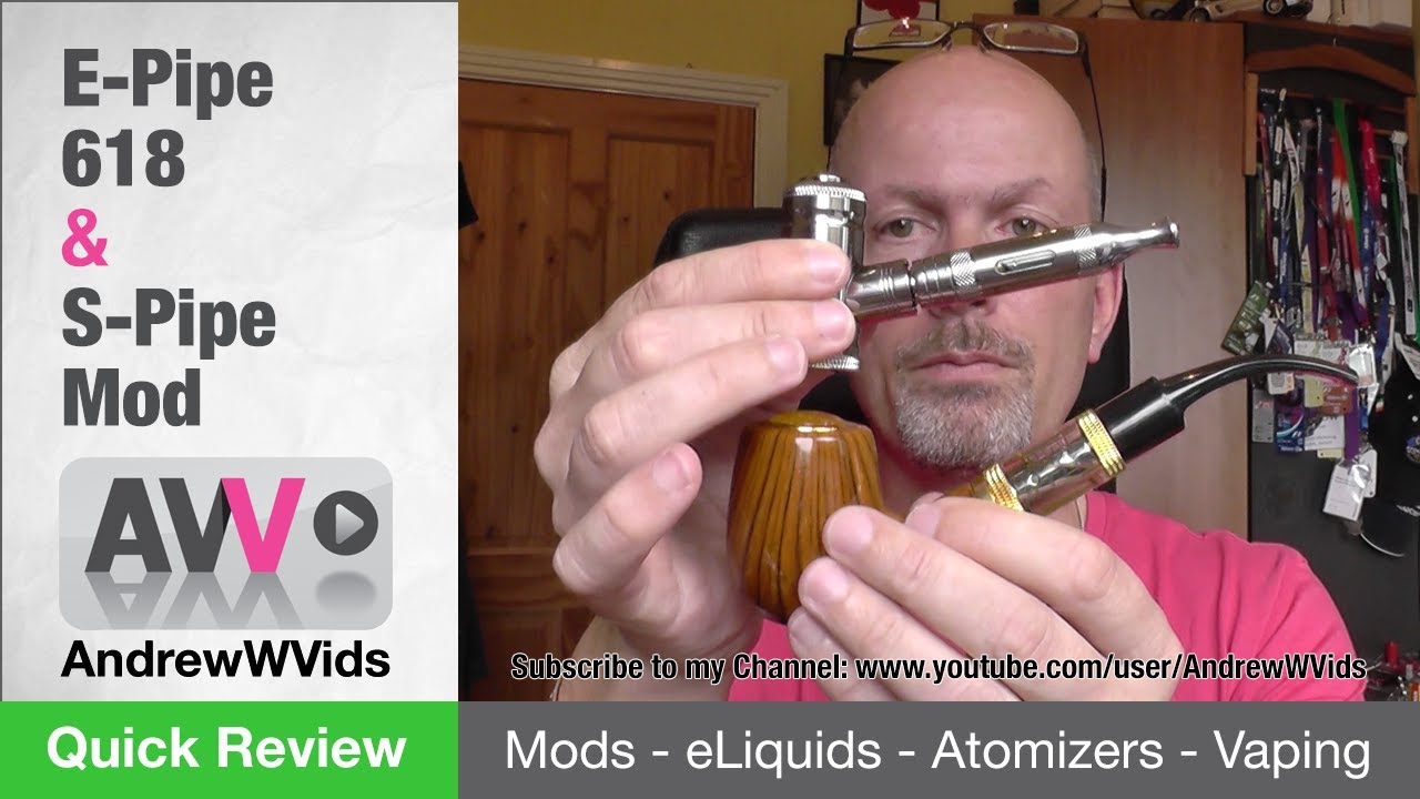E-Pipe 618 and S-Pipe from EZSmoke.ie