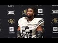 Colorado Football: OL Phillip Houston Media Availability | Nov 6, 2024