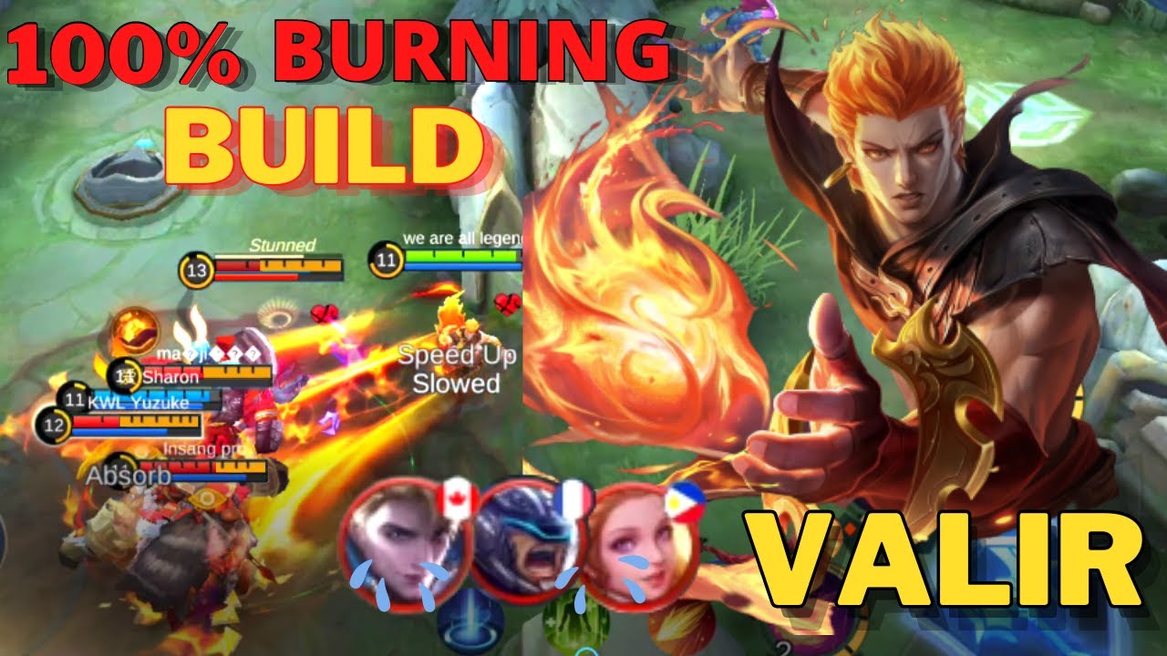 VALIR BEST BUILD 2022 |  TOP 1 GLOBAL  (DAMAGE)  BUILD  | TOP GLOBAL GAMEPLAY - MLBB