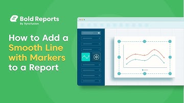 How to Add a Smooth Line with Markers to a Report | Bold Report