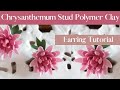 HOW TO MAKE POLYMER CLAY EARRINGS | HOW TO MAKE POLYMER CLAY FLOWERS | POLYMER CLAY EARRING TUTORIAL