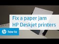 Fixing a Paper Jam | HP Deskjet Printers | HP