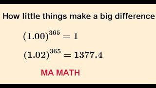 Small Change Makes A Big Difference
