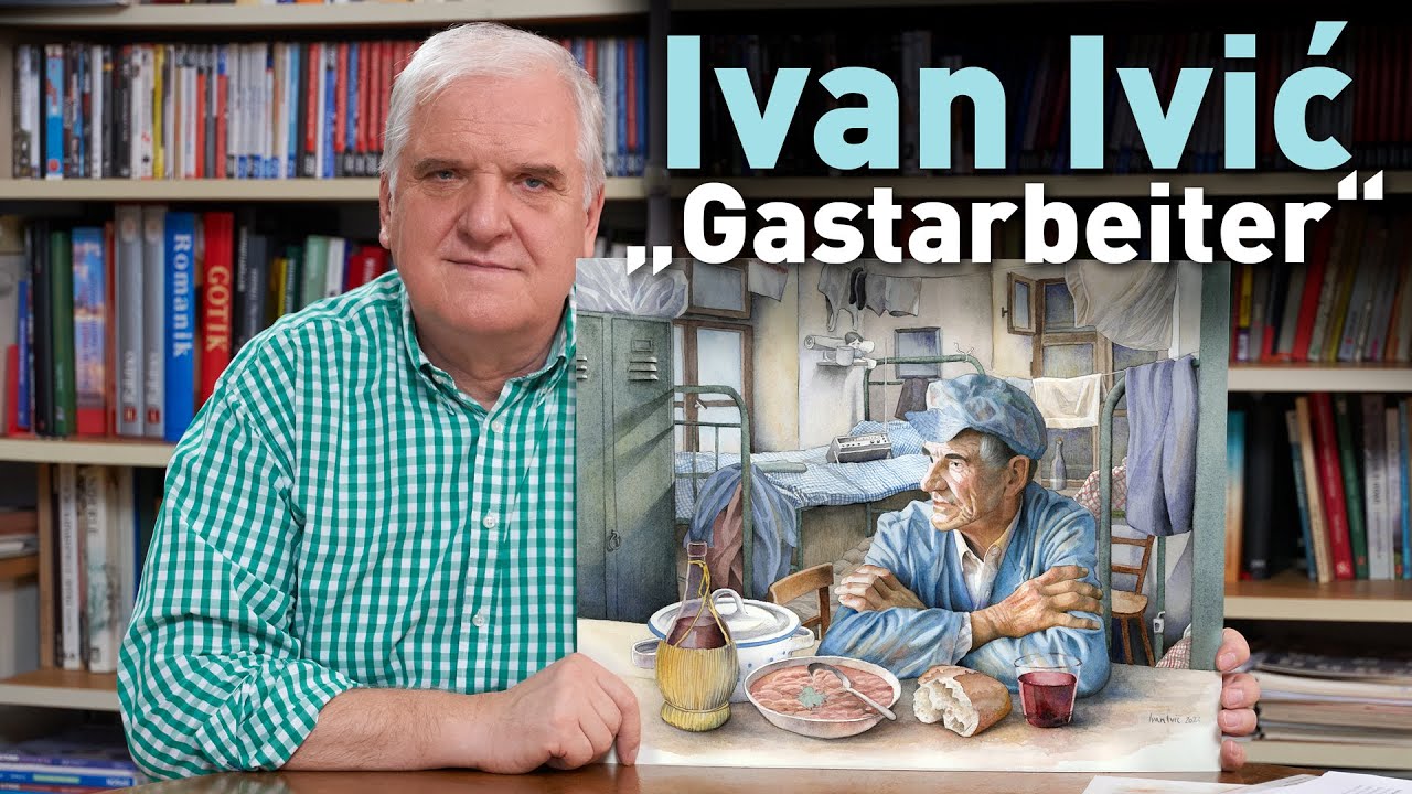 Ivan Ivić, slika "Gastarbeiter", 2022.