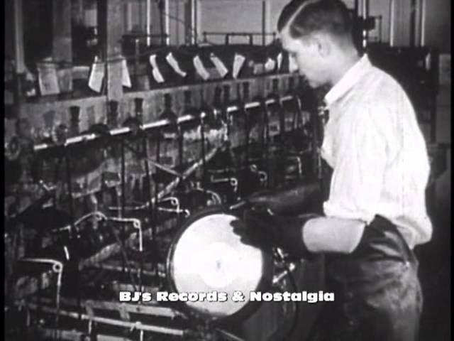 HISTORY OF VINYL RECORDS #1 - The 78 RPM Single.  Manufacturing plant RCA class=