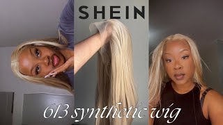 Shein synthetic wig: it was only R300🤫 it's giving natural blondie!! || Chantal M
