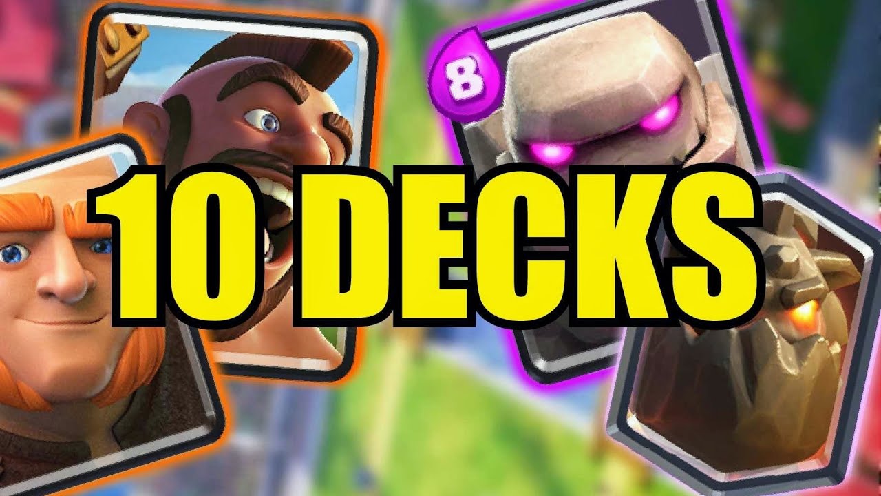 10 NEUE META DECKS! | ARENA 8-12 DECK | Clash Royale deutsch - YouTube