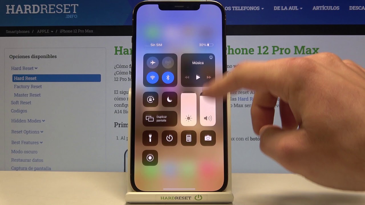 Cómo grabar la pantalla en iPhone 12 Pro MAX? - grabación de pantalla 