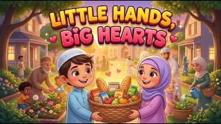 Little Hands, Big Hearts 💖 | Islamic Story About Charity & Kindness for Kids | Muslim Kids Stories