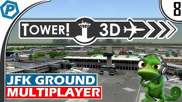 Tower3D Pro | Multiplayer Air Traffic Control Simulator | KJFK | Ground Mode | #8