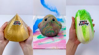 ASMR | CLEANING SOFT OBJECTS WITH SOAP - SEARCHING FOR A TREASURE IN A COLLECTION OF SQUISHIES screenshot 5