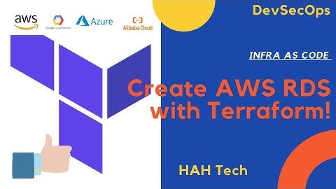 🗄 CREATE RDS 🗄 with TERRAFORM | IaC | AWS | Coud