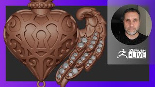 Sculpting Organic Jewelry Designs with ZBrush: Sacred Heart Pendant - Nacho Riesco Gostanza Sculpting Organic Jewelry Designs with ZBrush: Sacred Heart Pendant - Nacho Riesco Gostanza