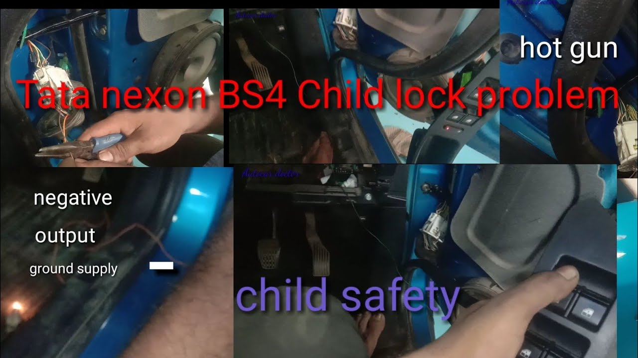 Tata nexon ! xz+child lock power window switch problem Autocardoctor YouTube