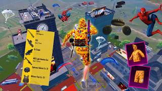 OMG😱 MY BEST SPIDERMAN AGGRESSIVE RUSH GAMEPLAY w/ BAPE SHUIT🔥 Pubg Mobile bgmi