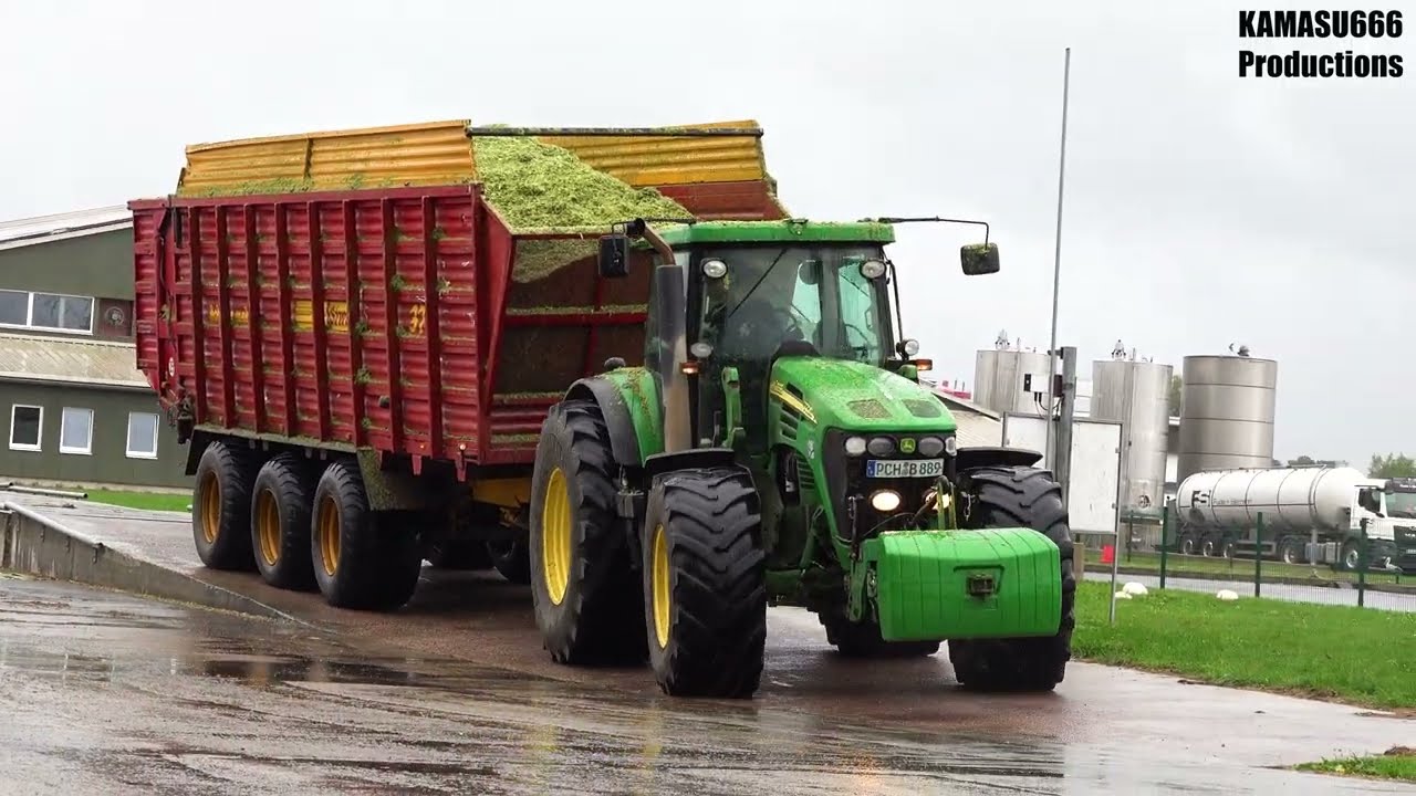 Mais 2022 : BEST John Deere SOUND | John Deere 7720 & 7810 | Milchhof Vietlübbe | Agrar trucks | 4K