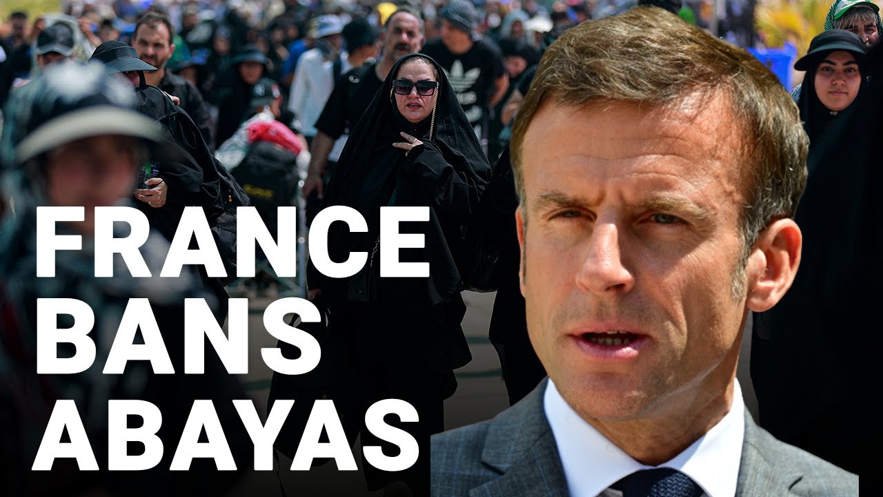 France abaya ban: Students will continue to wear them 'in resistance' - YouTube