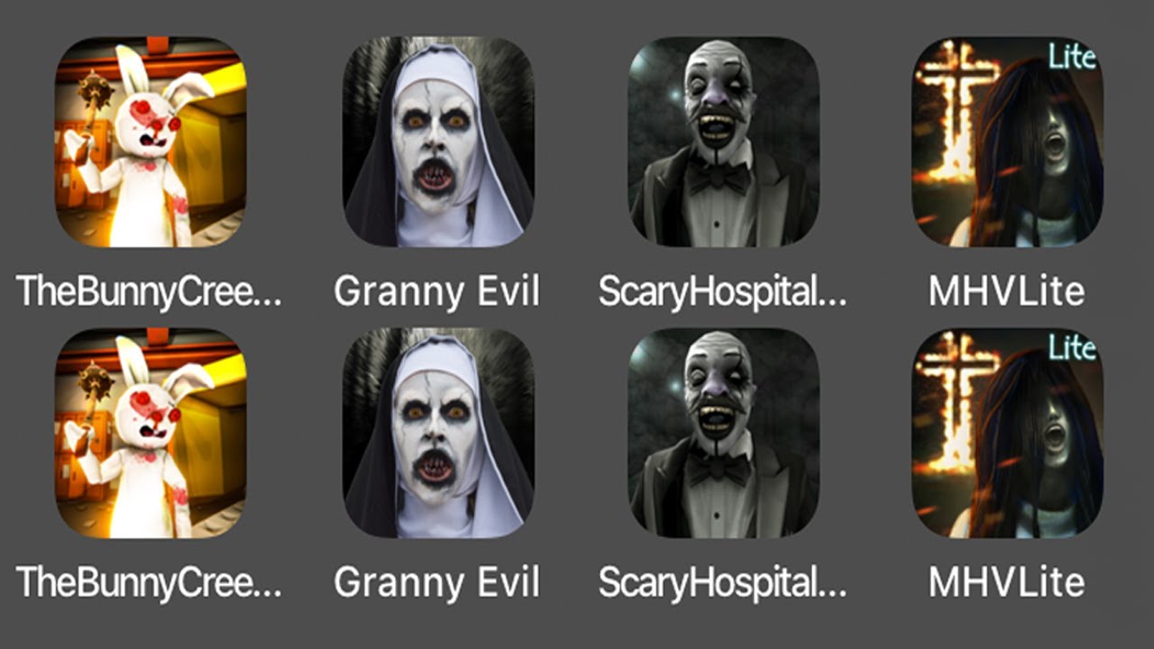 New Horror GamePlay #6: The Bunny Creepy House vs Granny Evil vs Scary Hospital