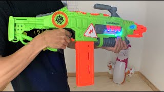 Box Of Electrical Zombies Killer Toy Gun Nerf Revoltinator Motorized Light Sound Darts Blaster