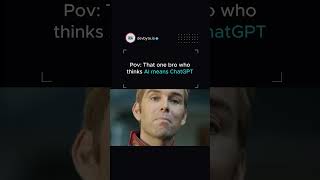 That One Bro Who Thinks AI = ChatGPT 💀 | #shorts #aitools #chatgpt #techmemes