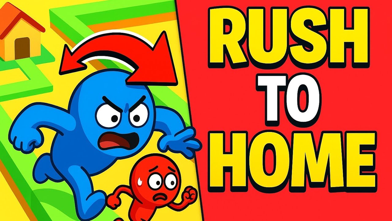 Rush to home 😺🏡 Draw Line To Solve Puzzles 