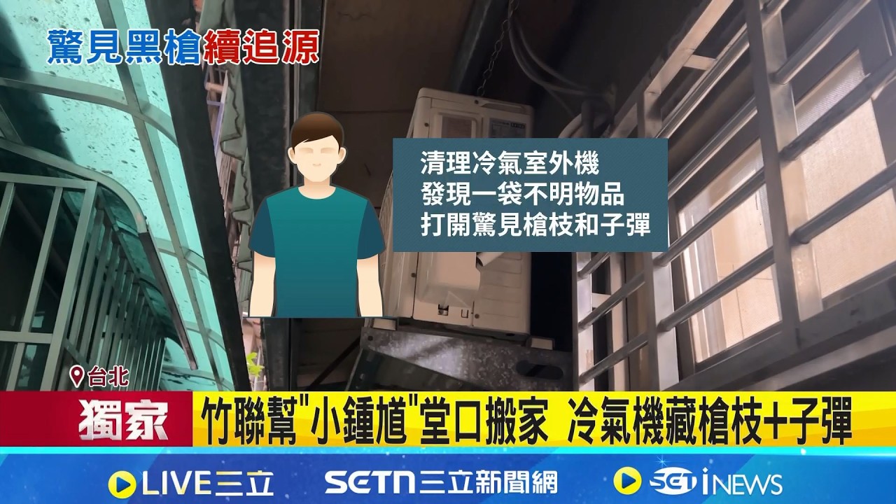 三立獨家│嚇! 士林民宅有槍枝 疑竹聯幫