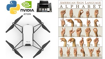 Sign Language Controlled Drone using Jetson nano and Python