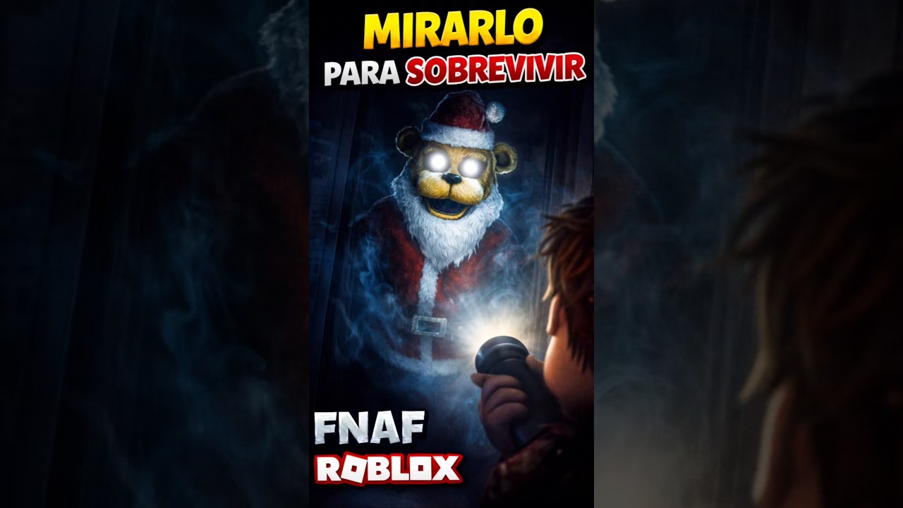 Si dejas de mirarlo, mueres 😨| Golden Freddy FNAF Roblox 
