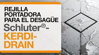 Cómo instalar la rejilla portadora del desagüe Schluter®-KERDI-DRAIN