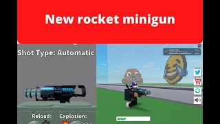 Buying The New Rocket Mini-Gun In Destruction Simulator Roblox