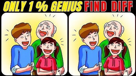 [Spot the difference] Only 1% genius spot the difference || @funwithpuzzleofficial