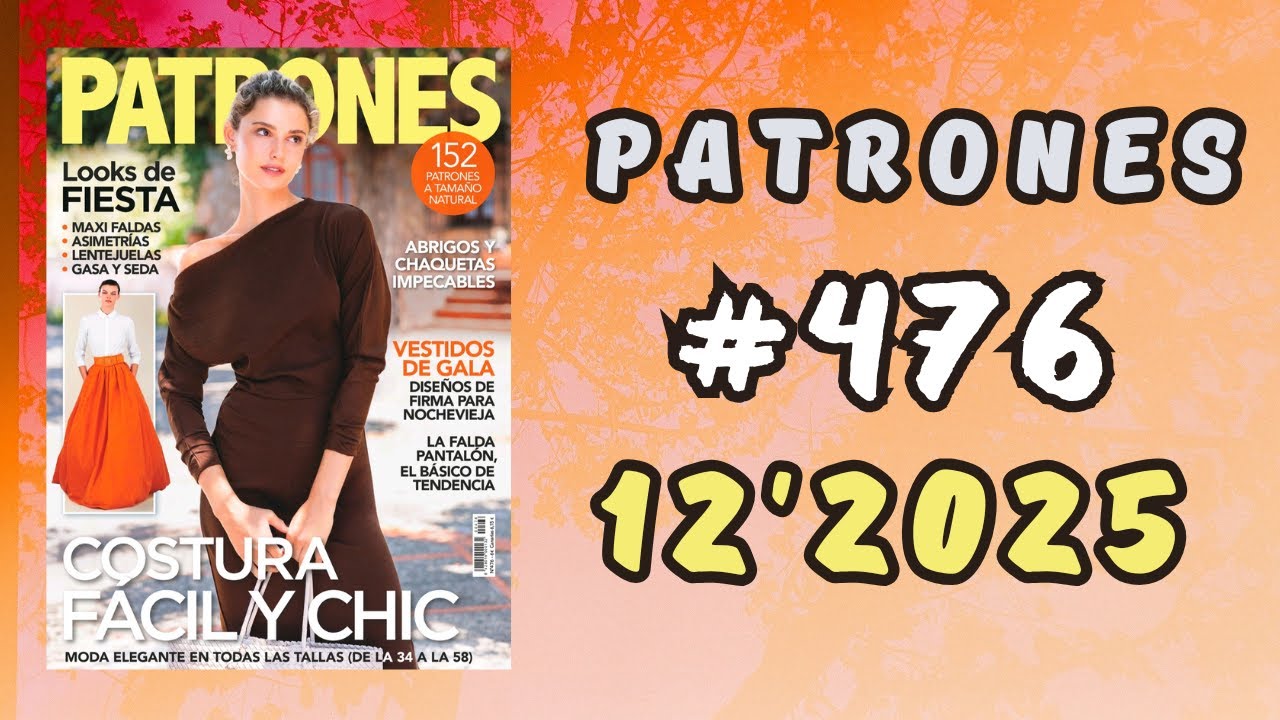 🔴Patrones DECEMBER 2025 l Sewing Magazine Flip Through