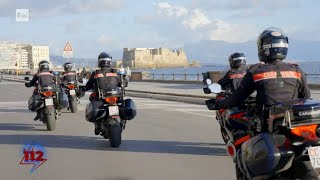 Reparto motorizzato dei Carabinieri in azione per le vie di Napoli  112  Le notti del Radiomobile