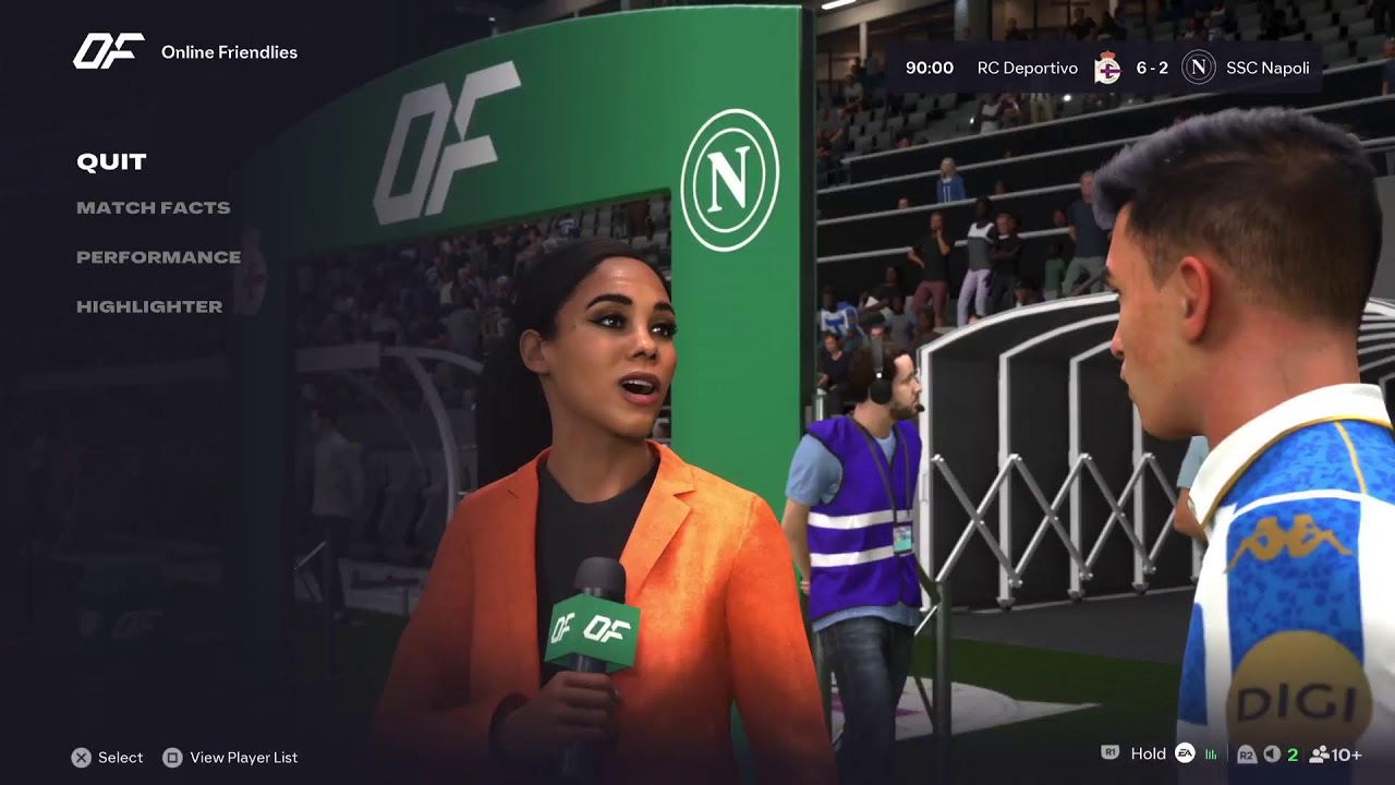 Syndicate OCM - S3 - Premier League - Game 9 - RC Deportivo de La Coruña vs SSC Napoli