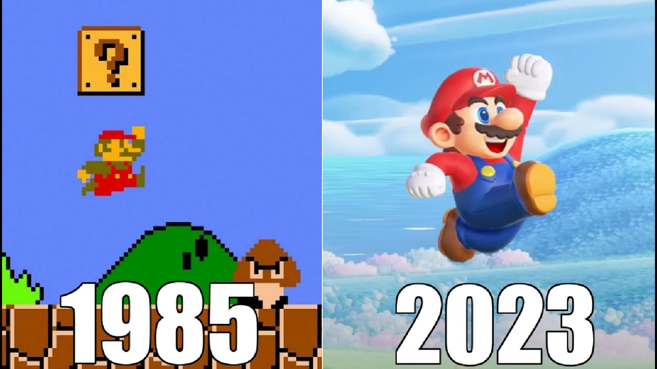 Evolution of Super Mario Games [1985-2021] 