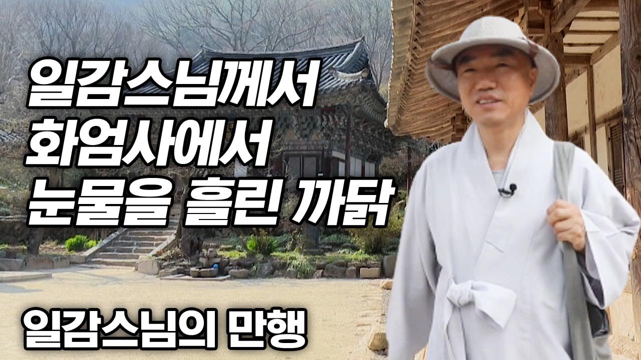 일감스님께서 화엄사에서 눈물을 흘린 까닭 [일감스님 만행]