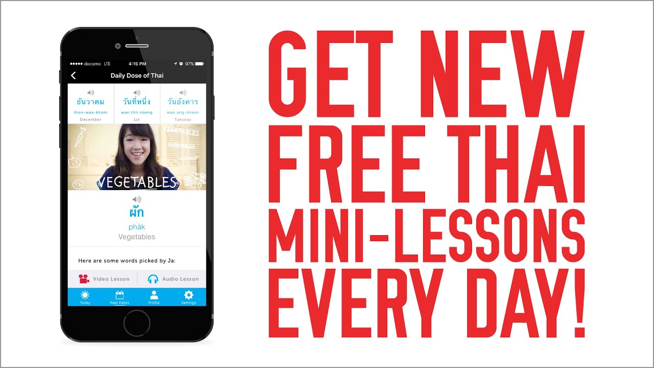 Get Thai Mini-Lessons Delivered To You Everyday!