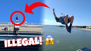INSANE BRIDGE JUMP BACKFLIP!! (60FT)