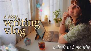 write a fantasy book with me in three months!✨a few writing days in my life☕️🍪 a cozy vlog