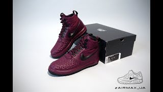 nike lunar force 1 duckboot burgundy