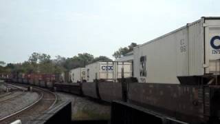 CSX Q741 & Q400 at Alexandria,VA on 10/15/08