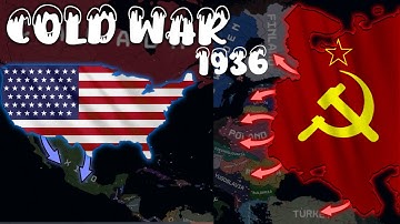 If The Cold War Started in 1936 - Hoi4 WW2 Timelapse